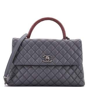 Chanel Coco Top Handle Bag Quilted #241221C42B